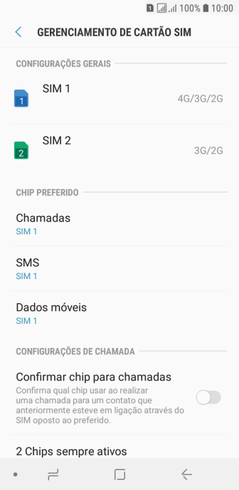 Pressione o chip desejado. Pressione o chip desejado.