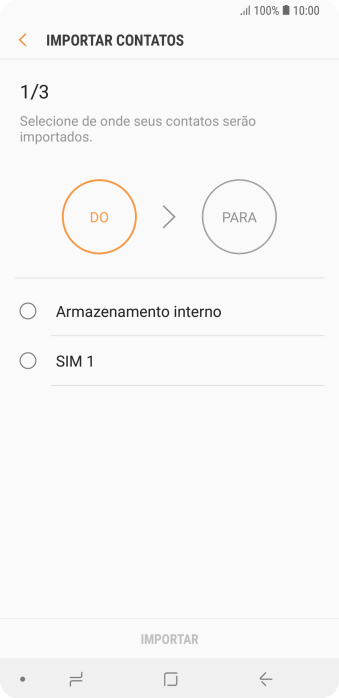 Pressione ‹SIM›. Pressione ‹SIM›.