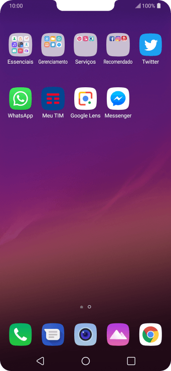 Pressione WhatsApp. Pressione WhatsApp.