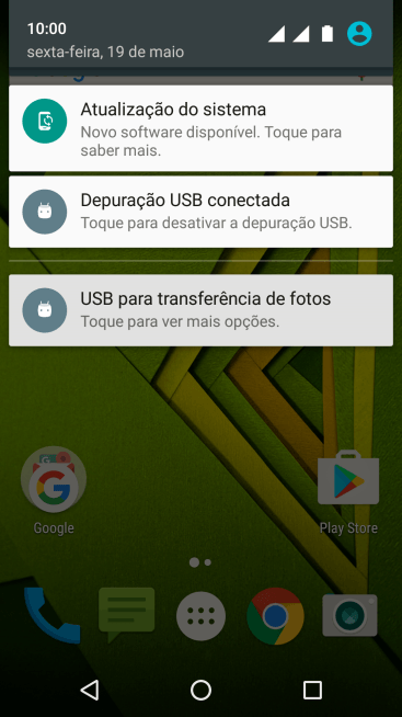Pressione o ícone de conexão. Pressione o ícone de conexão.