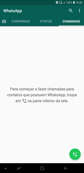 Pressione o ícone de chamada. Pressione o ícone de chamada.