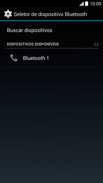 Pressione o dispositivo Bluetooth desejado, e aguarde um instante enquanto o arquivo é transferido. Pressione o dispositivo Bluetooth desejado, e aguarde um instante enquanto o arquivo é transferido.