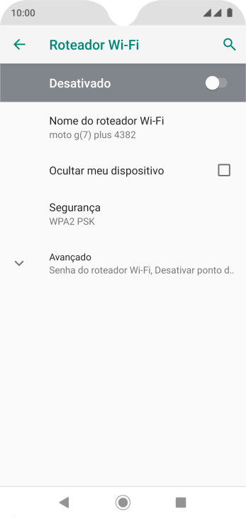 Pressione Nome do roteador Wi-Fi, e digite o nome do Roteador Wi-Fi. Pressione Nome do roteador Wi-Fi, e digite o nome do Roteador Wi-Fi.