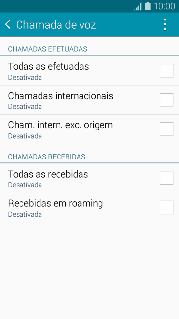 Pressione o tipo de bloqueio desejado. Pressione o tipo de bloqueio desejado.