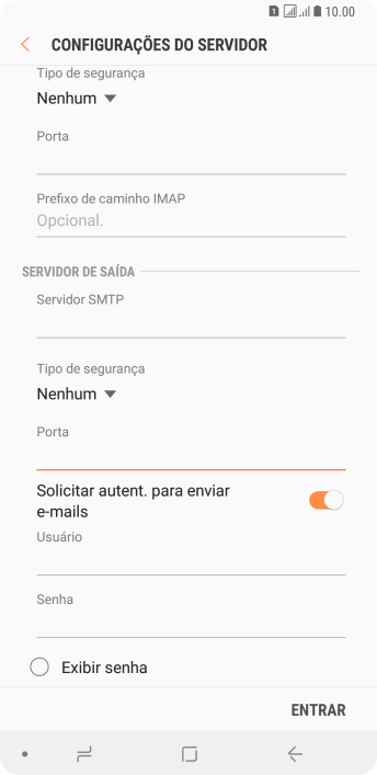 Pressione o indicador ao lado de Pressione o indicador ao lado de