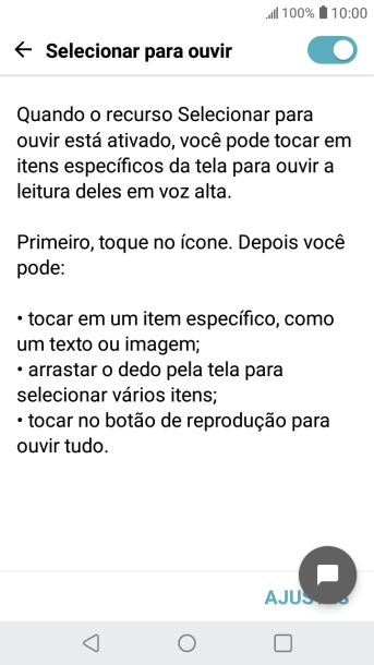 Pressione a tecla de voltar. Pressione a tecla de voltar.