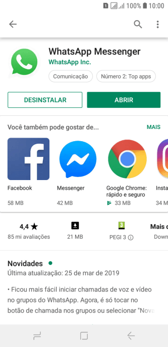 Pressione a tecla de início para finalizar e voltar à tela inicial. Pressione a tecla de início para finalizar e voltar à tela inicial.