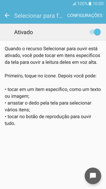 Pressione a tecla de voltar. Pressione a tecla de voltar.