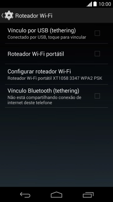 Pressione Configurar roteador Wi-Fi. Pressione Configurar roteador Wi-Fi.