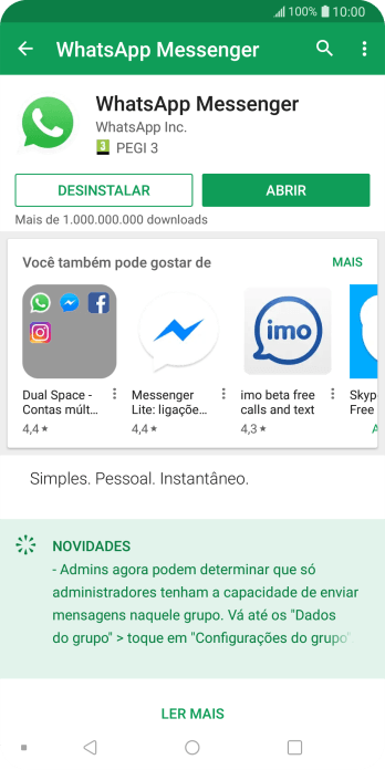 Pressione a tecla de início para voltar à tela inicial. Pressione a tecla de início para voltar à tela inicial.