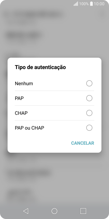 Pressione PAP ou CHAP. Pressione PAP ou CHAP.