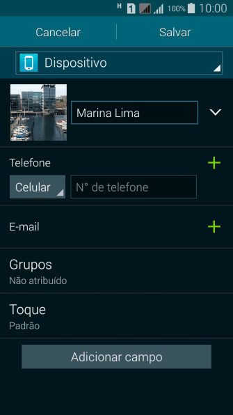 Pressione Nº de telefone, e digite o número de telefone. Pressione Nº de telefone, e digite o número de telefone.