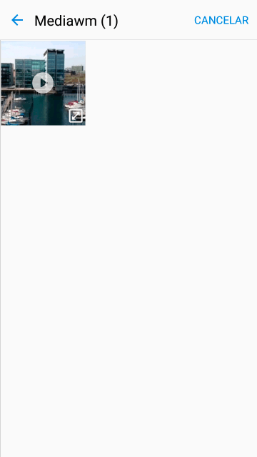 Pressione o vídeo desejado. Pressione o vídeo desejado.