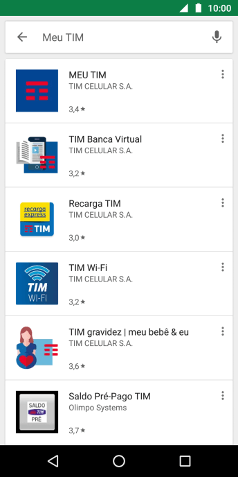 Pressione MEU TIM. Pressione MEU TIM.