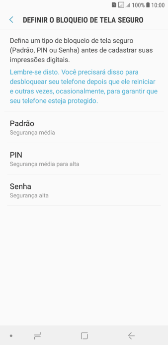Pressione o código de bloqueio desejado, e siga as instruções da tela para criar um código extra. Pressione o código de bloqueio desejado, e siga as instruções da tela para criar um código extra.