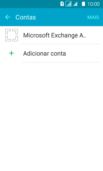 Se a tela mostrar essa imagem, sua conta foi reconhecida e configurada automaticamente. Siga as instruções da tela para inserir mais informações e finalizar a configuração. Se a tela mostrar essa imagem, sua conta foi reconhecida e configurada automaticamente. Siga as instruções da tela para inserir mais informações e finalizar a configuração.