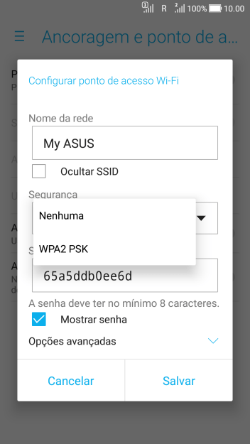 Pressione WPA2 PSK para proteger seu Roteador Wi-Fi com uma senha. Pressione WPA2 PSK para proteger seu Roteador Wi-Fi com uma senha.