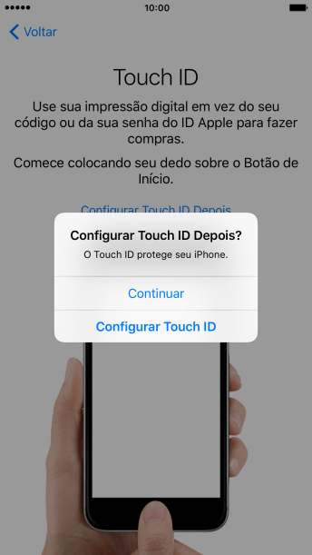 Se você desativar a função, deve pressionar Continuar. Se você desativar a função, deve pressionar Continuar.