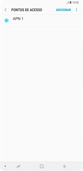 Pressione ADICIONAR. Pressione ADICIONAR.