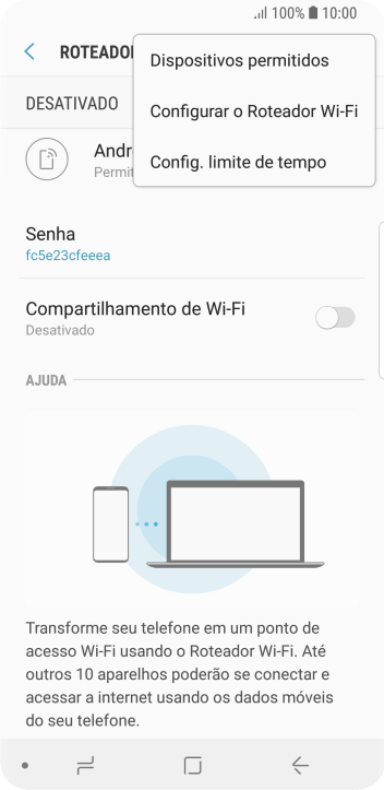 Pressione Configurar o Roteador Wi-Fi. Pressione Configurar o Roteador Wi-Fi.