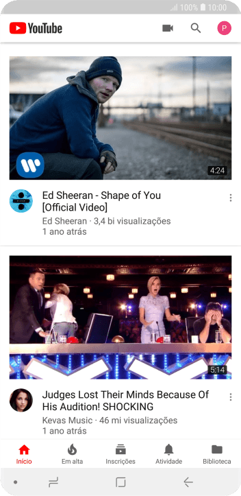 Pressione o ícone de fazer upload. Pressione o ícone de fazer upload.