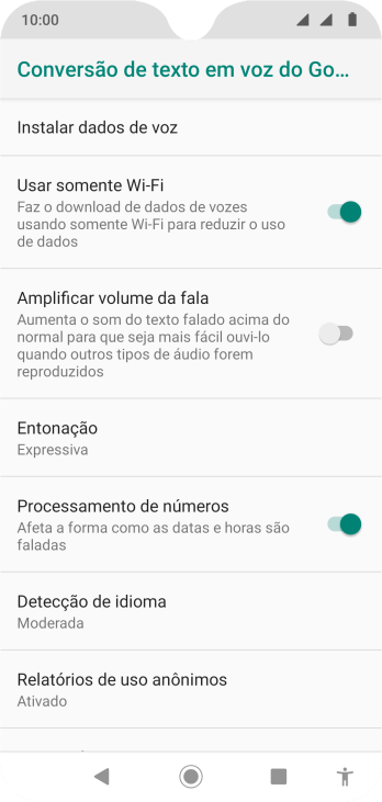 Pressione a tecla de início para finalizar e voltar à tela inicial. Pressione a tecla de início para finalizar e voltar à tela inicial.