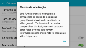 Se você quiser ativar a função, deve pressionar OK. Se você quiser ativar a função, deve pressionar OK.