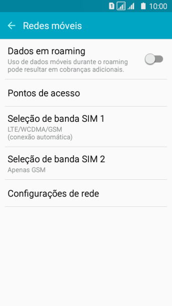 Pressione Pontos de acesso. Pressione Pontos de acesso.
