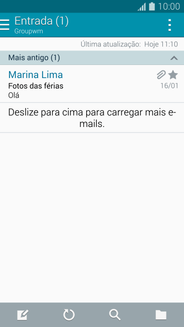 Deslize para a direita a partir do lado esquerdo da tela. Deslize para a direita a partir do lado esquerdo da tela.