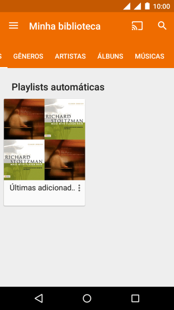 Pressione a categoria desejada, e navegue até o arquivo de música desejado. Pressione a categoria desejada, e navegue até o arquivo de música desejado.