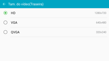 Pressione a resolução desejada. Pressione a resolução desejada.