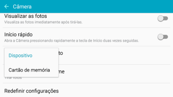 Pressione Dispositivo para salvar os vídeos na memória do celular. Pressione Dispositivo para salvar os vídeos na memória do celular.
