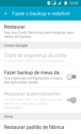 Pressione Restaurar padrão de fábrica. Pressione Restaurar padrão de fábrica.