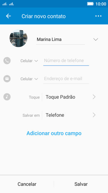 Pressione Número de telefone, e digite o número de telefone. Pressione Número de telefone, e digite o número de telefone.