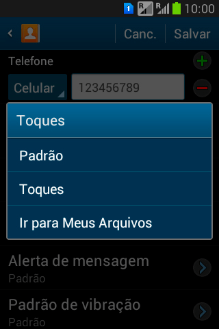 Pressione Toques. Pressione Toques.