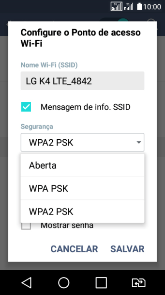 Pressione WPA2 PSK para proteger seu Roteador Wi-Fi com uma senha. Pressione WPA2 PSK para proteger seu Roteador Wi-Fi com uma senha.