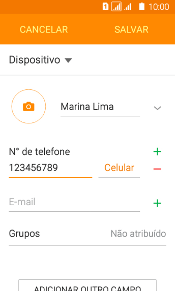 Pressione SALVAR. Pressione SALVAR.