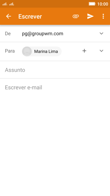 Pressione Assunto, e digite o assunto desejado. Pressione Assunto, e digite o assunto desejado.