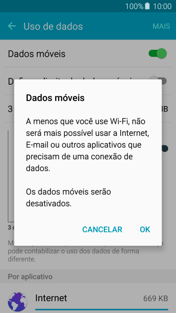 Se você desativar a função, deve pressionar OK. Se você desativar a função, deve pressionar OK.