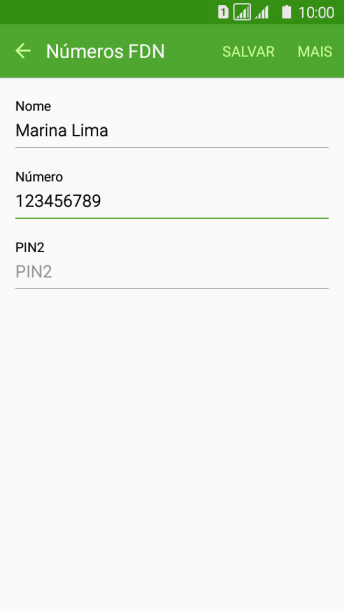 Pressione PIN2. Pressione PIN2.