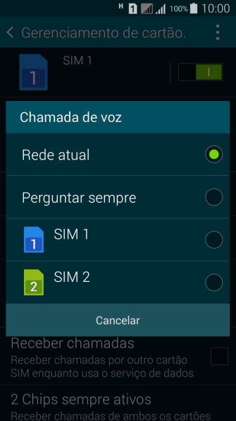 Pressione a configuração desejada. Pressione a configuração desejada.