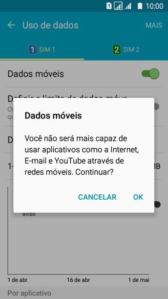 Se você desativar a função, deve pressionar OK. Se você desativar a função, deve pressionar OK.