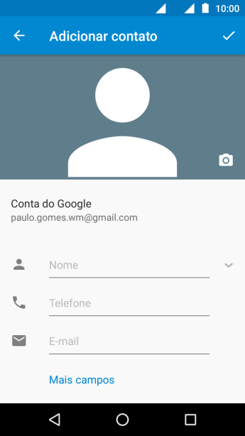 Pressione Nome, e digite o nome desejado. Pressione Nome, e digite o nome desejado.