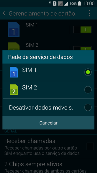 Pressione o chip desejado. Pressione o chip desejado.