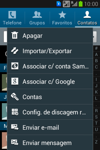 Pressione Importar/Exportar. Pressione Importar/Exportar.