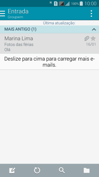 Deslize para a direita a partir do lado esquerdo da tela. Deslize para a direita a partir do lado esquerdo da tela.