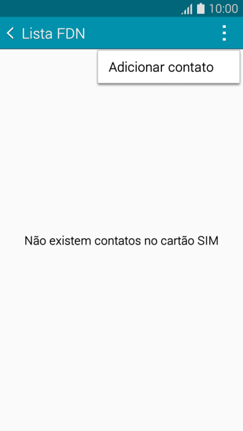 Pressione Adicionar contato, e digite o nome desejado. Pressione Adicionar contato, e digite o nome desejado.