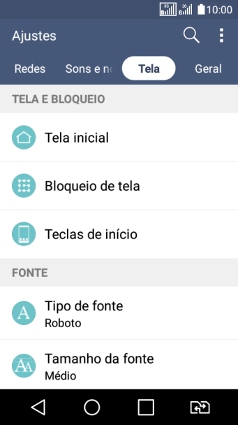 Pressione Bloqueio de tela. Pressione Bloqueio de tela.