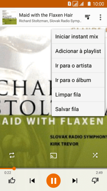 Pressione Adicionar à playlist. Pressione Adicionar à playlist.