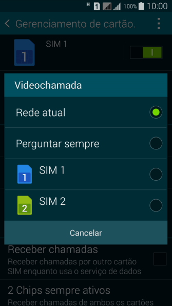 Pressione a configuração desejada. Pressione a configuração desejada.